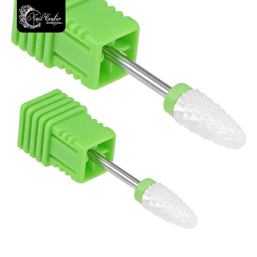 PUNTA CERAMICA FLAMA FILO VERDE
