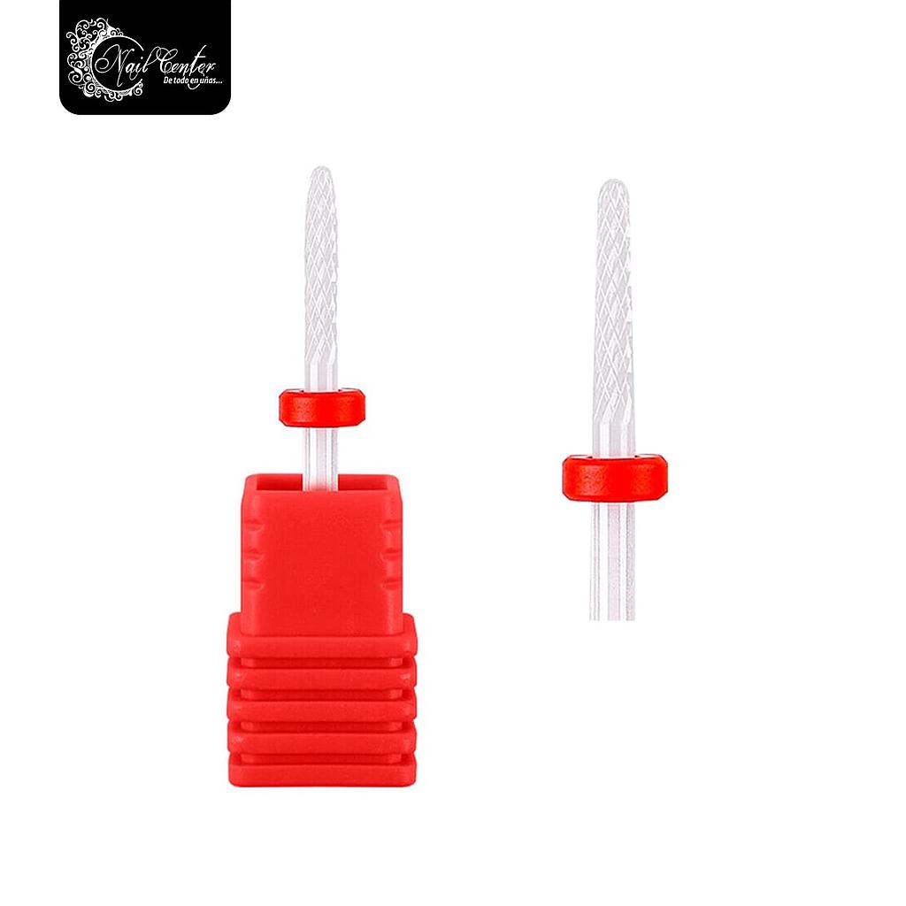 PUNTA CERAMICA FLAMA PEQUEÑA FILO ROJO