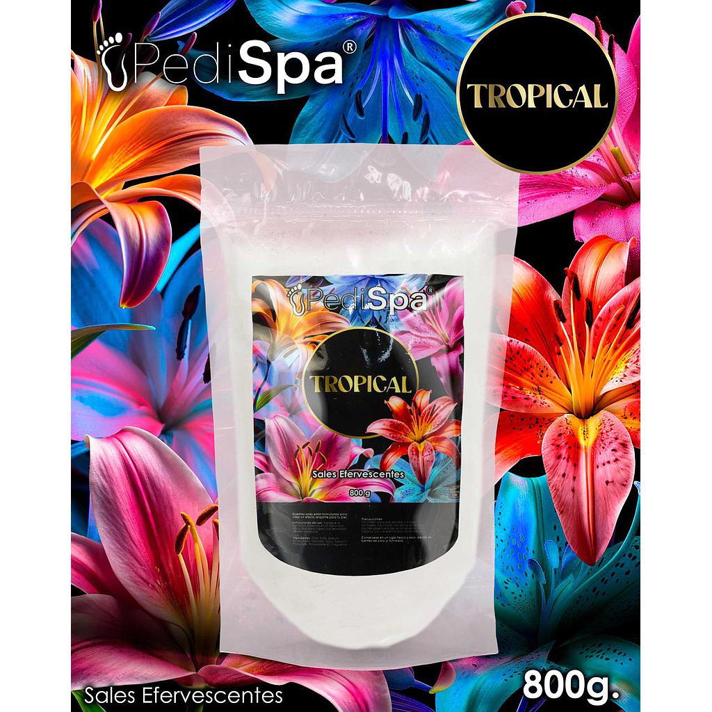 PEDI SPA SALES EFERVESCENTES AROMA TROPICAL 800G 
