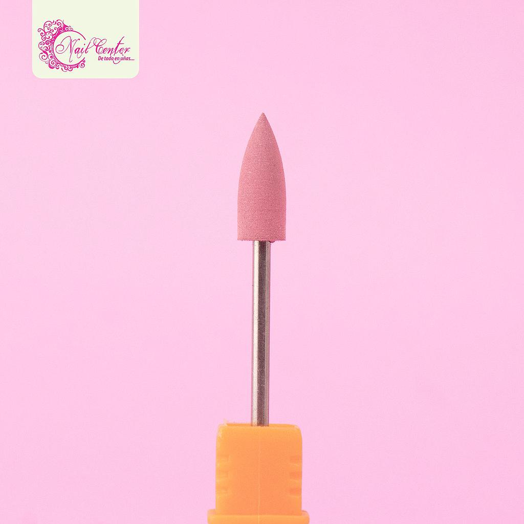 PUNTA DE SILICON PARA PULIDO GRANO ROSA