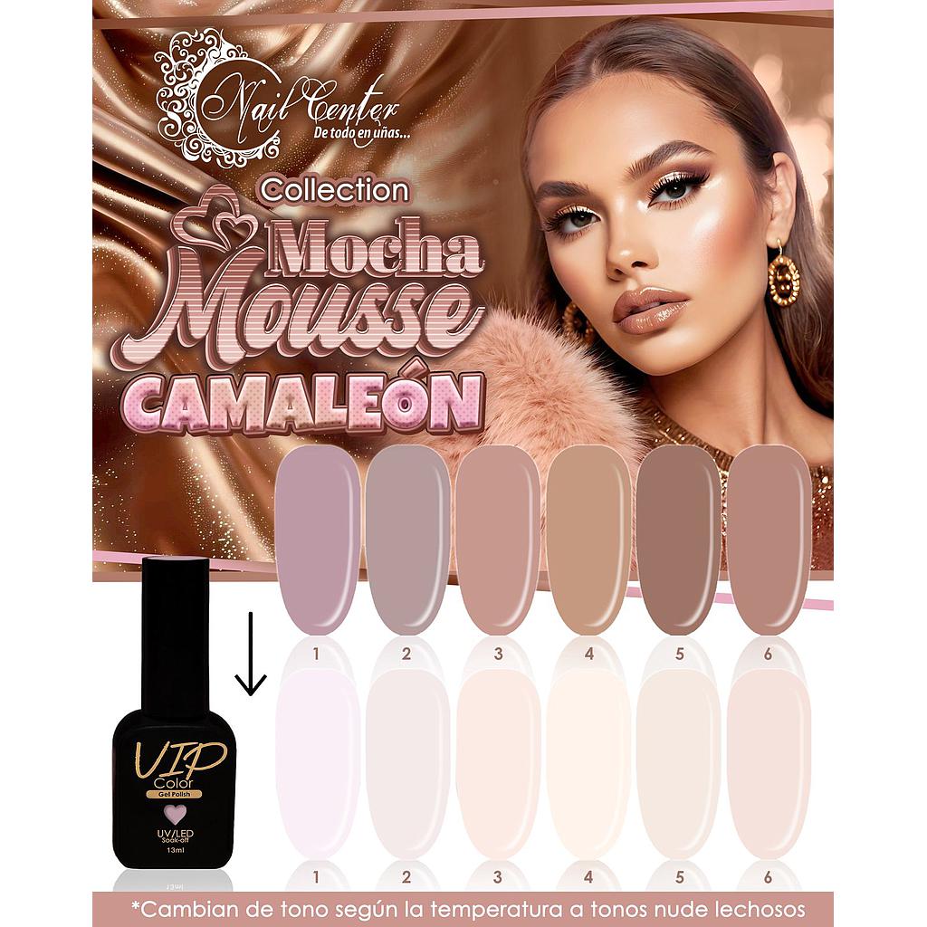 COLECCION VIP COLOR 13ML MOCHA MOUSSE CAMALEON 6 TONOS