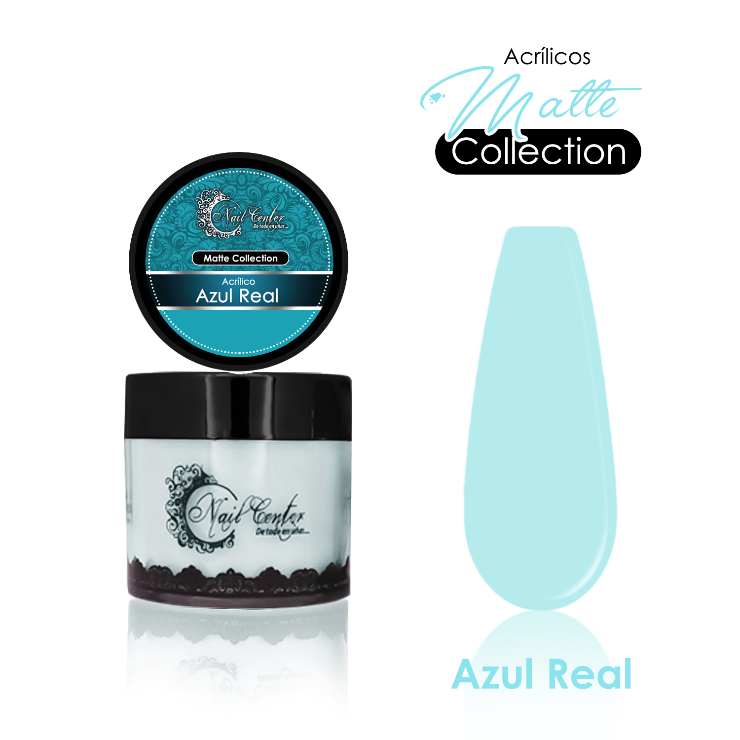 Color ¼: ACRILICO MATTE 18 AZUL REAL