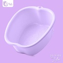 BOWL PARA PEDICURA ERGONOMICO LILA 30CMS * 37.50 CMS