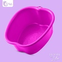BOWL PARA PEDICURA ERGONOMICO VIOLETA 30CMS * 37.50 CMS