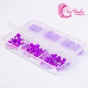 CAJA CRISTALES CERAMICOS MORADOS-COMPRA MINIMA 3 PIEZAS-