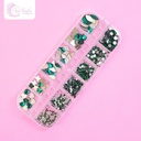 CAJA DE CRISTALES PREMIUM ESMERALDA