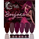 COLECCIÓN DE ACRILICO BORGOÑA 6 TONOS