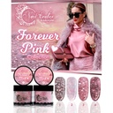 COLECCIÓN DE ACRILICO FOREVER PINK  4 TONOS