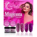 COLECCIÓN DE ACRILICO MAGENTA 4 TONOS