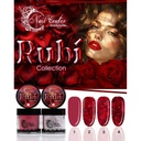 COLECCIÓN DE ACRILICO RUBI 4 TONOS