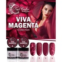 COLECCIÓN DE ACRILICO VIVA MAGENTA 4 TONOS