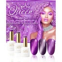 COLECCION QUEEN MAGNETICA VOL.4  3 PIEZAS 8ML