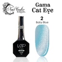 GEL VIP COLOR EDICION LIMITADA 13ML CAT EYE EFECTO VELVET 2 BABY BLUE