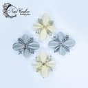 KIT CHARM FLOR GEMA - 4 PIEZAS