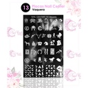 PLACA NAIL CENTER 13 VAQUERA