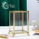 PORTA PINCELES VINTAGE DORADO