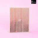 STICKER CINTILLA INDIVIDUAL 13 ROJO METALICO