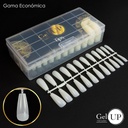 TIPS GEL UP COFFIN NATURAL ECONOMICO OPAQUÉ