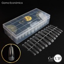 TIPS GEL UP COFFIN SEMI CRISTAL ECONOMICO OPAQUÉ