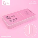 TIPS NAIL CENTER SALON SHAPES C CURVE SQUARE CRISTAL 600 PIEZAS
