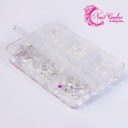 CAJA CRISTALES CERAMICOS BLANCOS