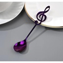 CUCHARITA NOTA MUSICAL MORADA