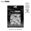 MANITOOL DISCO SPONGE GRANO 180 25MM