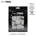 MANITOOL DISCO SPONGE GRANO 180 35MM