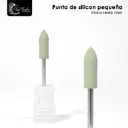 PUNTA DE SILICON PEQUEÑA GRANO VERDE CLARO