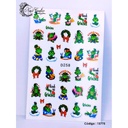 STICKER NAVIDEÑO GRINCH 4