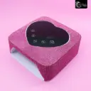 LAMPARA BLING BLING CORAZON FUCSIA