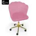 SILLA SHELL COLOR PINK CON RUEDAS