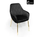 SILLA STUDIO COLOR BLACK FIJA