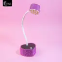 LAMPARA PARA GEL UP BLING BLING CORAZON LILA