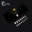 TIP GEL UP SHORT COFFIN REAL PINK 600 PIEZAS