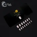 TIP GEL UP SHORT COFFIN REAL BEIGE 600 PIEZAS