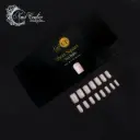 TIP GEL UP SHORT SQUARE REAL BEIGE 600 PIEZAS