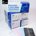 KIT DE MASCARILLAS, 5 PAQUETES DE 50 UNIDADES CADA UNO