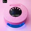 LAMPARA NAIL CENTER INALAMBRICA 54 WATTS CORAZON OPALO ROSA