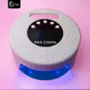 LAMPARA NAIL CENTER INALAMBRICA 54 WATTS CORAZON OPALO BLANCO