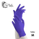 CAJA GUANTES MEZCLA DE VINILO / NITILO TALLA M MORADO