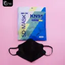 MASCARILLA KN95 NEGRA 10 PIEZAS