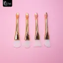 KIT PALETA SILICON DORADA 4 PIEZAS