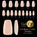 TIP GEL UP MEDIUM COFFIN REAL BEIGE