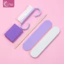 KIT DESCARTABLE PARA PEDICURA 3 LILA