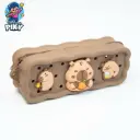 ESTUCHE CAPIBARA CAFE OSCURO